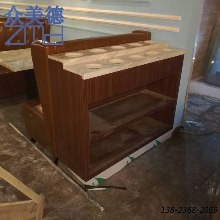 火鍋調(diào)料臺(tái)，大理石醬料臺(tái)，定制調(diào)味桌