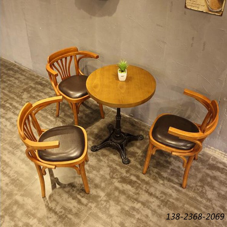 甜品店餐桌椅訂做，餐桌椅組合，休閑餐廳家具